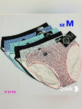 NWT Floral Print Cotton Briefs - 6 pcs Set